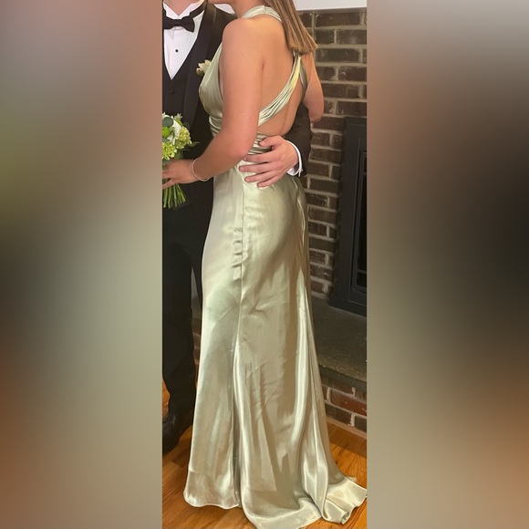 Sage Green Dress - Picture 2 of 2